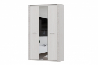Модульная спальня "Гамма 20" Шкаф комбинированный трехстворчатый серия №4