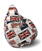 Кресло-мешок груша Стандарт «Британский флаг»