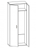 Шкаф для одежды 2-х дверный «Гермес» Шк34.2