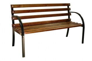 Скамейка с изогнутым подлокотником «Былина»