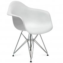 Кресло Barneo N-14-14 SteelMold белый метал. ножки