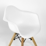 Кресло детское Barneo N-2 Eames Style цвет белый
