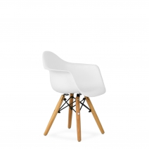 Кресло детское Barneo N-2 Eames Style цвет белый