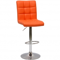 Барный стул Barneo N-48 Kruger оранжевый