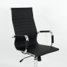 Кресло Barneo K-110 черная кожа, газлифт 3кл