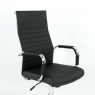 Кресло Barneo K-112 черная кожа, газлифт 3кл