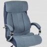 Кресло K-303 BIG SIZE XXL для руководителя серая ткань, газлифт 3кл