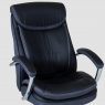 Кресло Barneo K-307 BIG SIZE XXL для руководителя черная кожа, газлифт 3кл