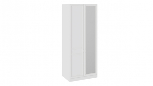 Шкаф для одежды с 1 глухой и 1 зеркальной дверью  «Франческа» СМ-312.07.005
