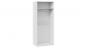 Шкаф для одежды с 1 зеркальной и 1 дверью со стеклом «Глосс» СМ-319.07.213