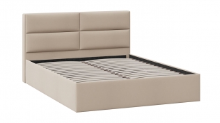 Кровать без ПМ «Глосс» Тип 1 1600 (без подъемного механизма) (велюр)  