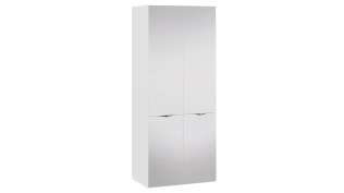 Шкаф для одежды с 2 зеркальными дверями «Глосс» СМ-319.07.212