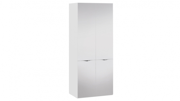 Шкаф для одежды с 2 зеркальными дверями «Глосс» СМ-319.07.212