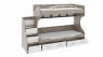 Двухъярусная кровать с лестницей с ящиками «Прованс» СМ-223.11.001