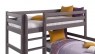 Угловая кровать "Соня" с прямой лестницей (Вариант 7)