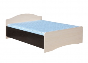 Кровать двухспальная 1400-1 круглая спинка