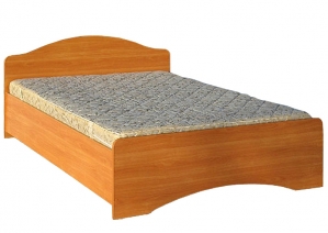 Кровать двухспальная 1600-1 круглая спинка