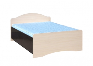 Кровать полуторная 1200-1 круглая спинка с матрасом