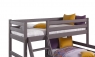 Угловая кровать "Соня" с наклонной лестницей (Вариант 8)