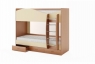 Кровать двухъярусная с ящиками (без матраца)